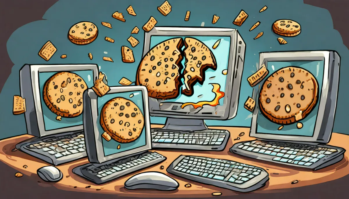 A browser privacy settings panel showing controls for cookies and site tracking
